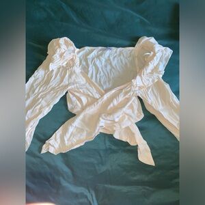 FASHION NOVA Tie Crop Top